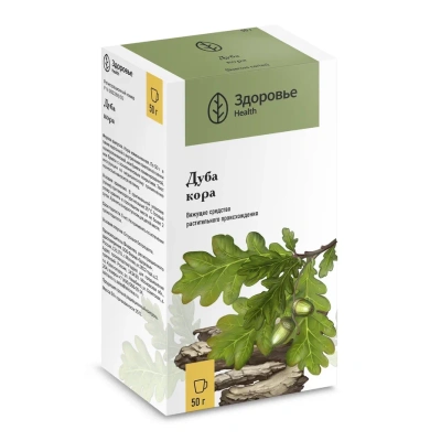 ДУБА КОРА 50Г/ЗДОРОВЬЕ/ фото в интернет-аптеке Склад Лекарств