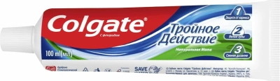 КОЛГЕЙТ З/ПАСТА ТРОЙНОЕ ДЕЙСТВИЕ 100МЛ фото в интернет-аптеке Склад Лекарств