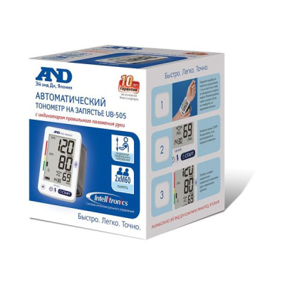 ЭЙ ЭНД ДИ ТОНОМЕТР АВТОМАТ НА ЗАПЯСТЬЕ UB-505 фото в интернет-аптеке Склад Лекарств