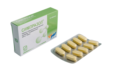 СИМПРАЗОЛ ТАБ П/О 500МГ+500МГ №10 фото в интернет-аптеке Склад Лекарств