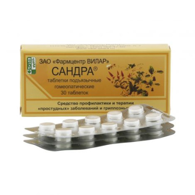 САНДРА ТАБ ПОДЪЯЗ №30 фото в интернет-аптеке Склад Лекарств