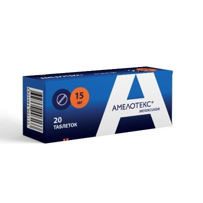 АМЕЛОТЕКС ТАБ 15МГ №20/СОТЕКС/ фото в интернет-аптеке Склад Лекарств