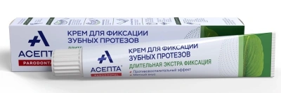 АСЕПТА КРЕМ ДЛЯ ФИКСАЦИИ ЗУБНЫХ ПРОТЕЗОВ МЯТНЫЙ 40Г фото в интернет-аптеке Склад Лекарств