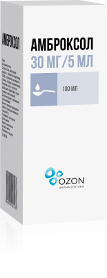 АМБРОКСОЛ СИРОП 30МГ/5МЛ 100МЛ/ОЗОН/ фото в интернет-аптеке Склад Лекарств