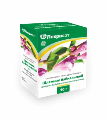 ШЛЕМНИК БАЙКАЛЬСКИЙ КОРНИ И КОРНЕВИЩА 50Г фото в интернет-аптеке Склад Лекарств