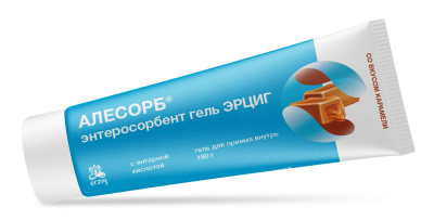 АЛЕСОРБ ЭНТЕРОСОРБЕНТ ГЕЛЬ ЭРЦИГ КАРАМЕЛЬ180Г фото в интернет-аптеке Склад Лекарств