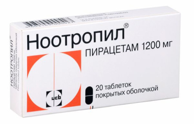 НООТРОПИЛ ТАБ П/О 1200МГ №20 фото в интернет-аптеке Склад Лекарств