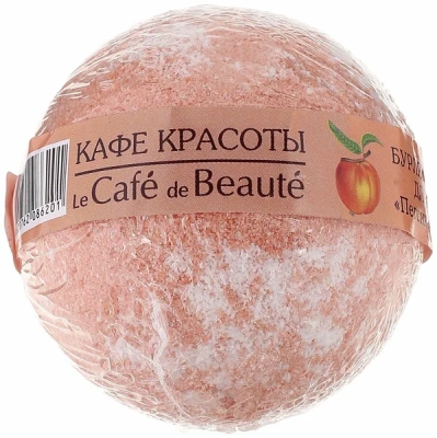 КАФЕ КРАСОТЫ ДЛЯ ДУША ШАР БУРЛЯЩИЙ ПЕРСИКОВЫЙ СОРБЕТ 120ГР фото в интернет-аптеке Склад Лекарств