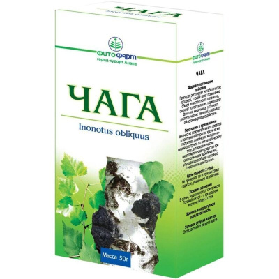 ЧАГА/БЕРЕЗОВЫЙ ГРИБ 50Г/ФИТОФАРМ/ фото в интернет-аптеке Склад Лекарств