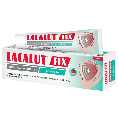 ЛАКАЛЮТ ФИКС КРЕМ ДЛЯ ФИКСАЦИИ ЗУБНЫХ ПРОТЕЗОВ ЭКСТРАС С МЯТНЫМ ВКУСОМ 40Г фото в интернет-аптеке Склад Лекарств
