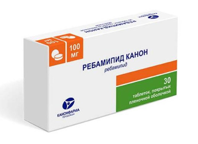 РЕБАМИПИД ТАБ П/О 100МГ №30/КАНОН/ фото в интернет-аптеке Склад Лекарств