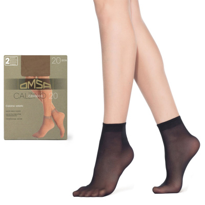 НОСКИ ДЕТ ОМСА CALZINO CLASSICO 20/120 UNICA NERO 2ПАРЫ фото в интернет-аптеке Склад Лекарств