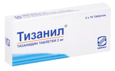 ТИЗАНИЛ ТАБ 2МГ №20/СИМПЕКС/ фото в интернет-аптеке Склад Лекарств