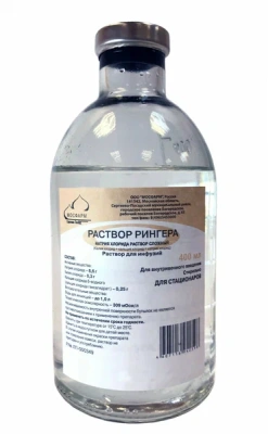 РИНГЕРА Р-Р ФЛ. 400МЛ №1 /МОСФАРМ/ фото в интернет-аптеке Склад Лекарств