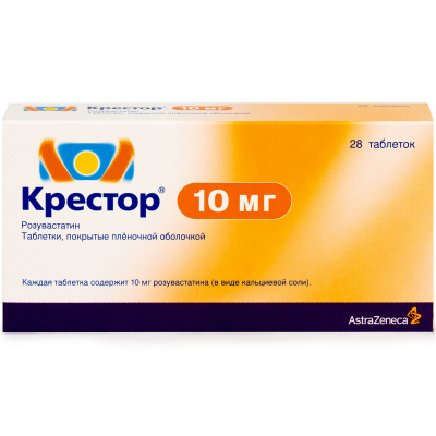 КРЕСТОР ТАБ П/О 10МГ №28 фото в интернет-аптеке Склад Лекарств