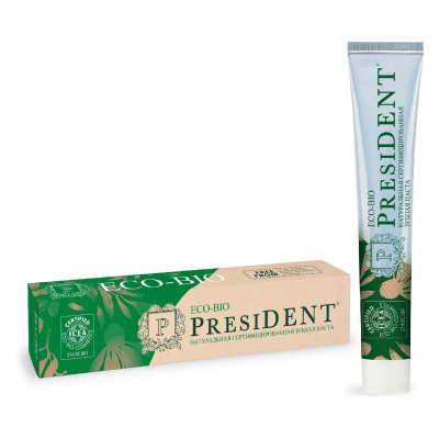 ПРЕЗИДЕНТ З/ПАСТА ЭКО БИО 50МЛ фото в интернет-аптеке Склад Лекарств