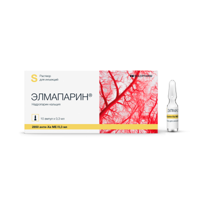ЭЛМАПАРИН 9500 АНТИ-ХА МЕ/МЛ Р-Р Д/ИН ШПРИЦ 0,3МЛ №10 фото в интернет-аптеке Склад Лекарств