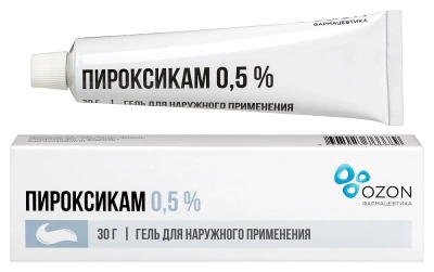 ПИРОКСИКАМ ГЕЛЬ Д/НАРУЖ ПРИМ 0,5% ТУБА 30Г/ОЗОН/ фото в интернет-аптеке Склад Лекарств