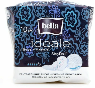 БЕЛЛА ПРОКЛАДКИ ИДЕАЛ УЛЬТРА НОРМАЛ СТЭЙ ДРАЙ №10 фото в интернет-аптеке Склад Лекарств