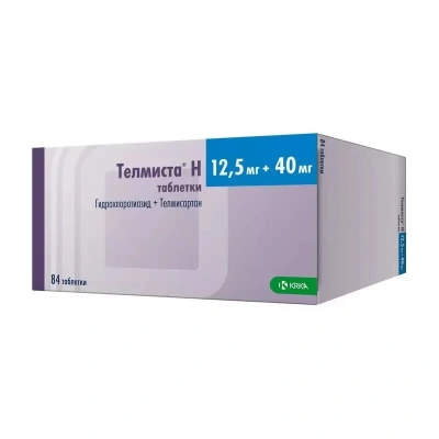 ТЕЛМИСТА Н ТАБ 12,5МГ+40МГ №84 Д фото в интернет-аптеке Склад Лекарств