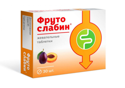 ФРУТОСЛАБИН ТАБ ЖЕВ №30 фото в интернет-аптеке Склад Лекарств