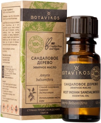 САНДАЛОВОЕ ДЕРЕВО МАСЛО ЭФИРНОЕ 10МЛ/БОТАНИКА/ фото в интернет-аптеке Склад Лекарств