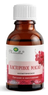 КАСТОРОВОЕ МАСЛО КОСМЕТИЧЕСКОЕ 25МЛ/МИРРОЛЛА/ фото в интернет-аптеке Склад Лекарств