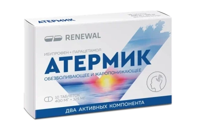 АТЕРМИК ТАБ П/О 400МГ+325МГ №10 фото в интернет-аптеке Склад Лекарств