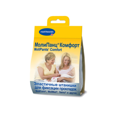 ХАРТМАНН МОЛИПАНЦ КОМФОРТ ШТАНИШКИ Д/ФИКС ПРОКЛАДОК XL №1 фото в интернет-аптеке Склад Лекарств