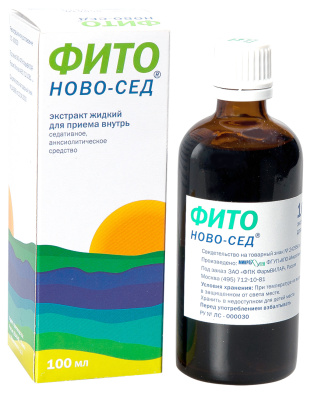 ФИТО НОВО-СЕД ЭКСТРАКТ ЖИДК 100МЛ фото в интернет-аптеке Склад Лекарств