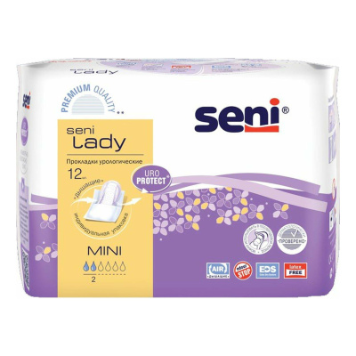СЕНИ ЛЕДИ ПРОКЛАДКИ УРОЛОГИЧЕСКИЕ МИНИ №10+2 фото в интернет-аптеке Склад Лекарств