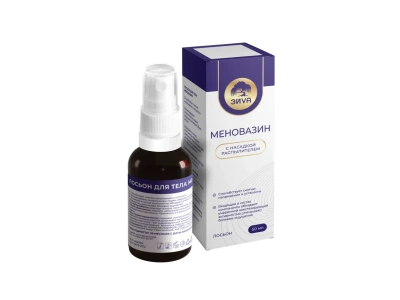 МЕНОВАЗИН ЛОСЬОН С НАСАДКОЙ РАСПЫЛИТЕЛЕМ 50МЛ/ЭЙVА/ЭЙВА/ фото в интернет-аптеке Склад Лекарств