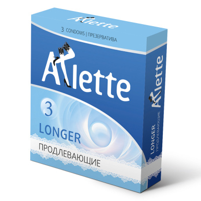 ПРЕЗЕРВАТИВЫ ARLETTE LONGER №3 фото в интернет-аптеке Склад Лекарств