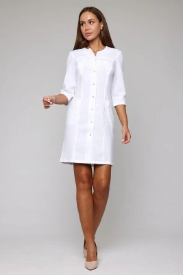 ХАЛАТ МЕДИЦИНСКИЙ ЖЕНСКИЙ DOCTOR BIG 2-42-01-3 ТС, 3/4 РУК, КН 0, 0, 44 РАЗМЕР, 170-176 фото в интернет-аптеке Склад Лекарств