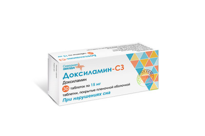 ДОКСИЛАМИН ТАБ П/О 15МГ №30/СЕВЕРНАЯ ЗВЕЗДА/ фото в интернет-аптеке Склад Лекарств