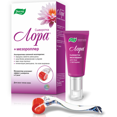 ЛОРА СЫВОРОТКА МЕЗОЭФФЕКТ С МЕЗОРОЛЛЕРОМ 30Г/ЭВАЛАР/ фото в интернет-аптеке Склад Лекарств