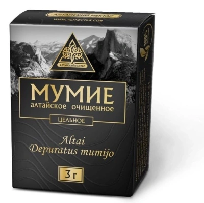 АЛТАЙСКИЙ НЕКТАР МУМИЕ ПЛАСТИНЫ 3Г фото в интернет-аптеке Склад Лекарств