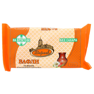 ВЕРЕСК ВАФЛИ ТОПЛЕНОЕ МОЛОКО НА ФРУКТОЗЕ 105Г фото в интернет-аптеке Склад Лекарств