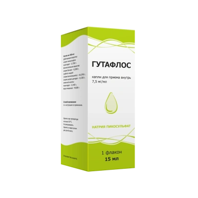 ГУТАФЛОС НАТРИЯ ПИКОСУЛЬФАТ КАПЛИ ВНУТРЬ 7.5МГ/МЛ ФЛ 15МЛ/ТУЛЬСКАЯ/ фото в интернет-аптеке Склад Лекарств