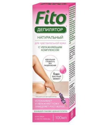 ФИТОКОСМЕТИК ФИТОДЕПИЛЯТОР НАТ АЛОЭ ВЕРА ЛАВАНДА 100МЛ фото в интернет-аптеке Склад Лекарств