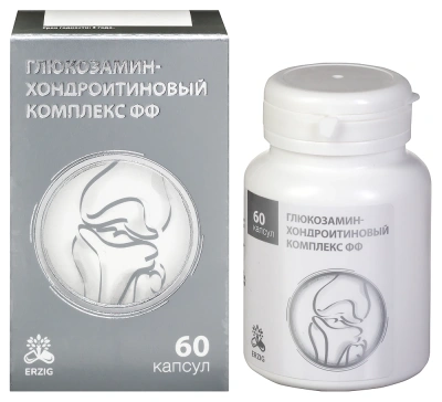 ГЛЮКОЗАМИН-ХОНДРОИТИНОВЫЙ КОМПЛЕКС КАПС МАССОЙ 400МГ №60 фото в интернет-аптеке Склад Лекарств