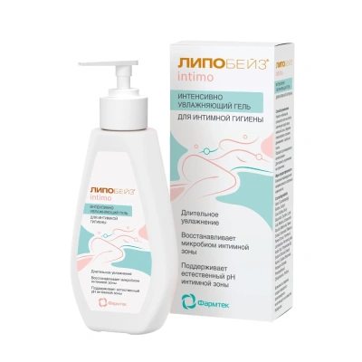ЛИПОБЕЙЗ ИНТИМО ГЕЛЬ ДЛЯ ИНТИМНОЙ ГИГИЕНЫ ИНТЕНСИВНО УВЛАЖНЯЮЩИЙ 200МЛ фото в интернет-аптеке Склад Лекарств