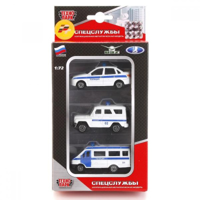 ИГРУШКА МАШИНА ПОЛИЦИЯ 3 ЦВ В АСС. фото в интернет-аптеке Склад Лекарств