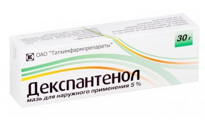 ДЕКСПАНТЕНОЛ МАЗЬ 5% 30Г/ТАТХИМФАРМ/ фото в интернет-аптеке Склад Лекарств