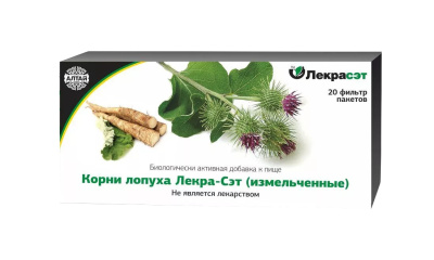 ЛОПУХА КОРЕНЬ Ф/П 1,5Г №20 /ЛЕКРА/ фото в интернет-аптеке Склад Лекарств