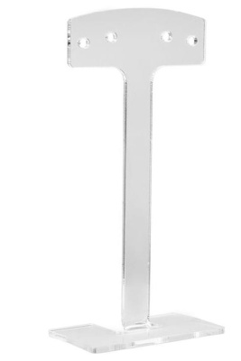 ПОДСТАВКА ПОД СЕРЬГИ НА 2 ПАРЫ ОРГСТЕКЛО 2 ММ ЦВЕТ МИКС фото в интернет-аптеке Склад Лекарств