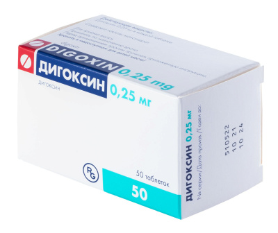 ДИГОКСИН ТАБ 0,25МГ №50/ГЕДЕОН РИХТЕР/ фото в интернет-аптеке Склад Лекарств