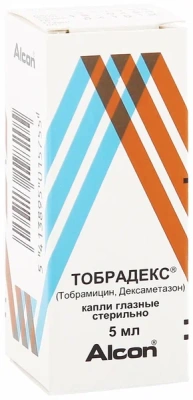 ТОБРАДЕКС КАПЛИ ГЛАЗНЫЕ 0,3% 5МЛ фото в интернет-аптеке Склад Лекарств