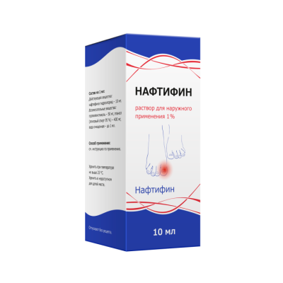 НАФТИФИН Р-Р Д/НАРУЖ ПРИМЕНЕНИЯ 1% 10МЛ/ТУЛЬСКАЯ/ фото в интернет-аптеке Склад Лекарств