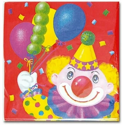 САЛФЕТКА КЛОУН С ШАРАМИ 33СМ №12 1502-0463 фото в интернет-аптеке Склад Лекарств